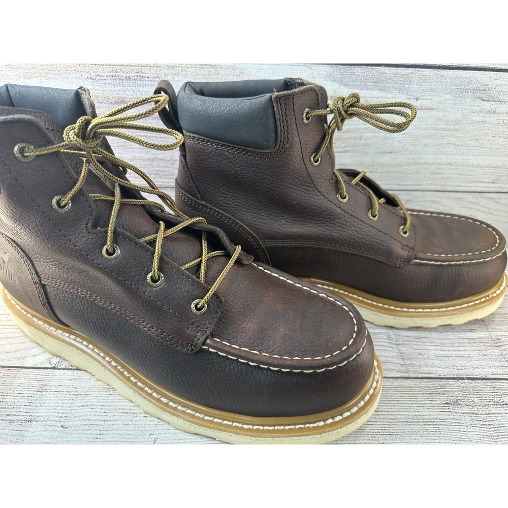 Irish Setter Ashby Men's 6-inch Leather Safety Toe Lace Up Boots Size 11 D NWB